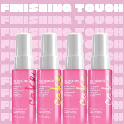 Ingredients and scent details of Cake Beauty mist set