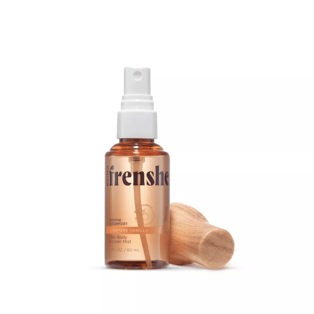 Being Frenshe Cashmere Vanilla spray bottle with wood cap