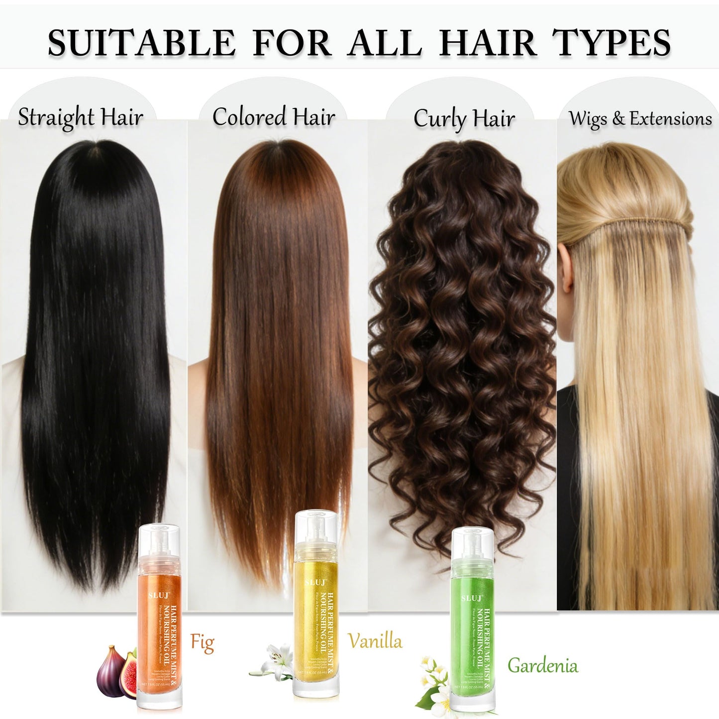 SLUJ hair mist nozzle and application spray detail