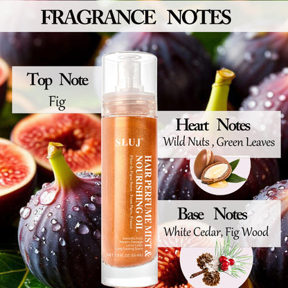 Luxury packaging of SLUJ hair perfume for gifting
