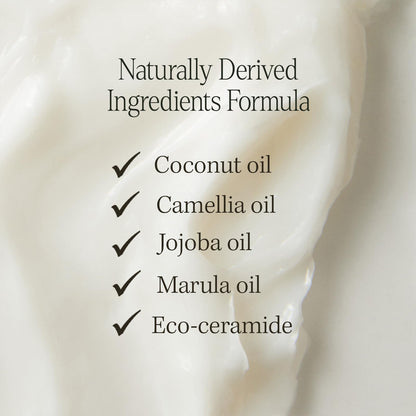 Back of Longtake intensive hair treatment tube with ingredient details