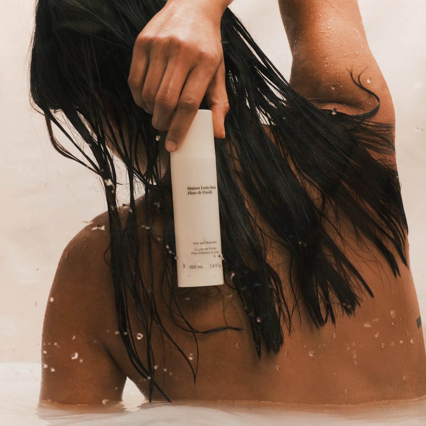 Minimalist bottle design for Maison Louis Marie mist
