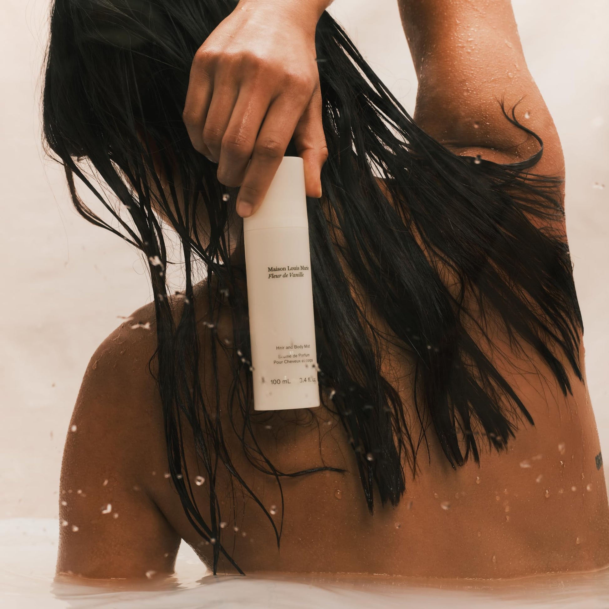 Minimalist bottle design for Maison Louis Marie mist