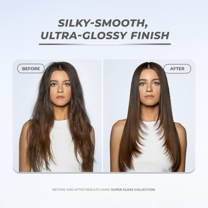 Usage demonstration of XMONDO Super Gloss leave-in spray