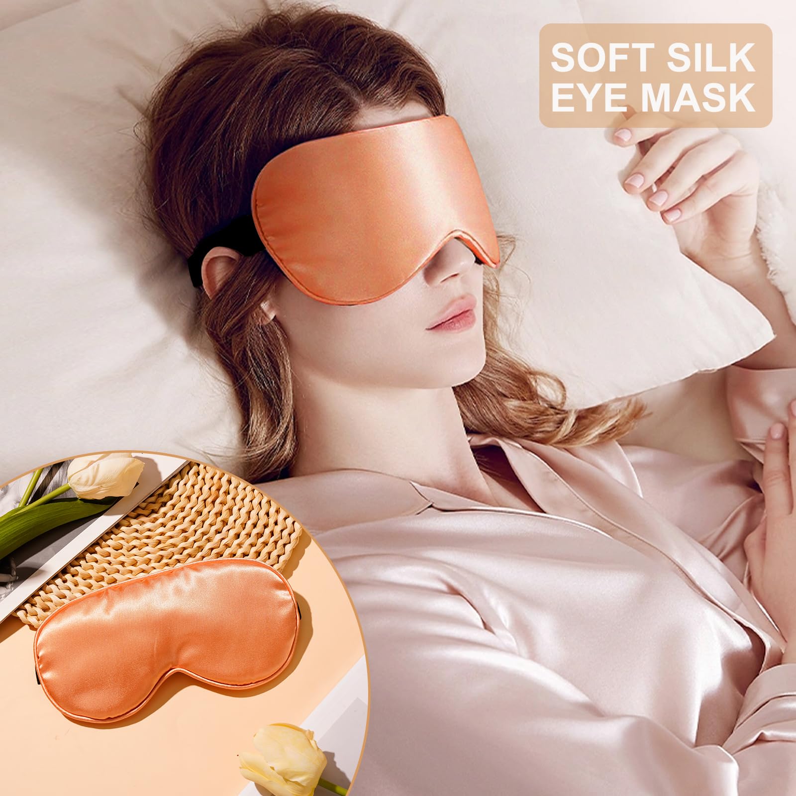 Luxury orange themed self care gift box contents