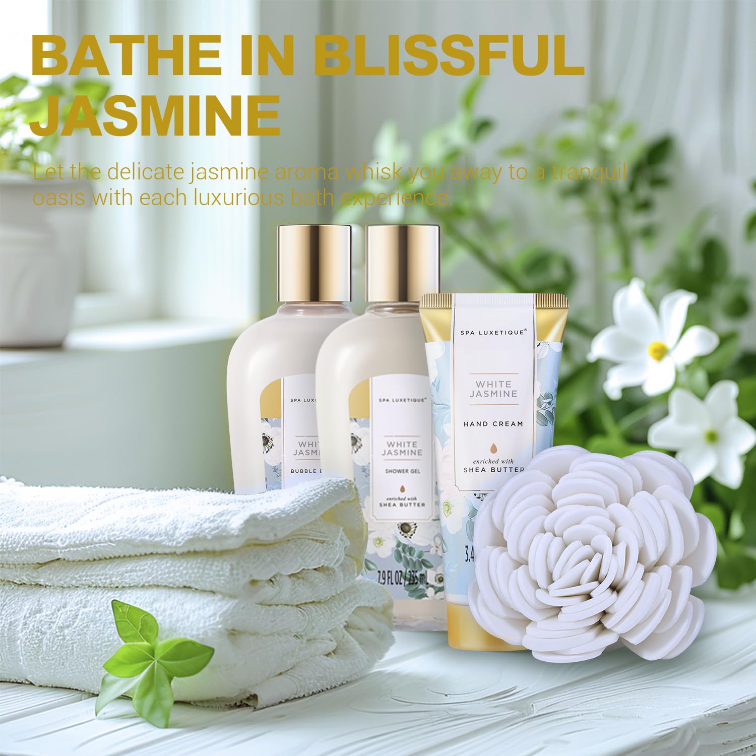 Spa Luxetique bath bombs and essential oil set