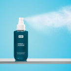 Verb Amber and Jasmine Hair and Body Mist label typography
