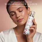 Instyle Fragrances Marshmallow Cloud Body And Hair Mist held in hand