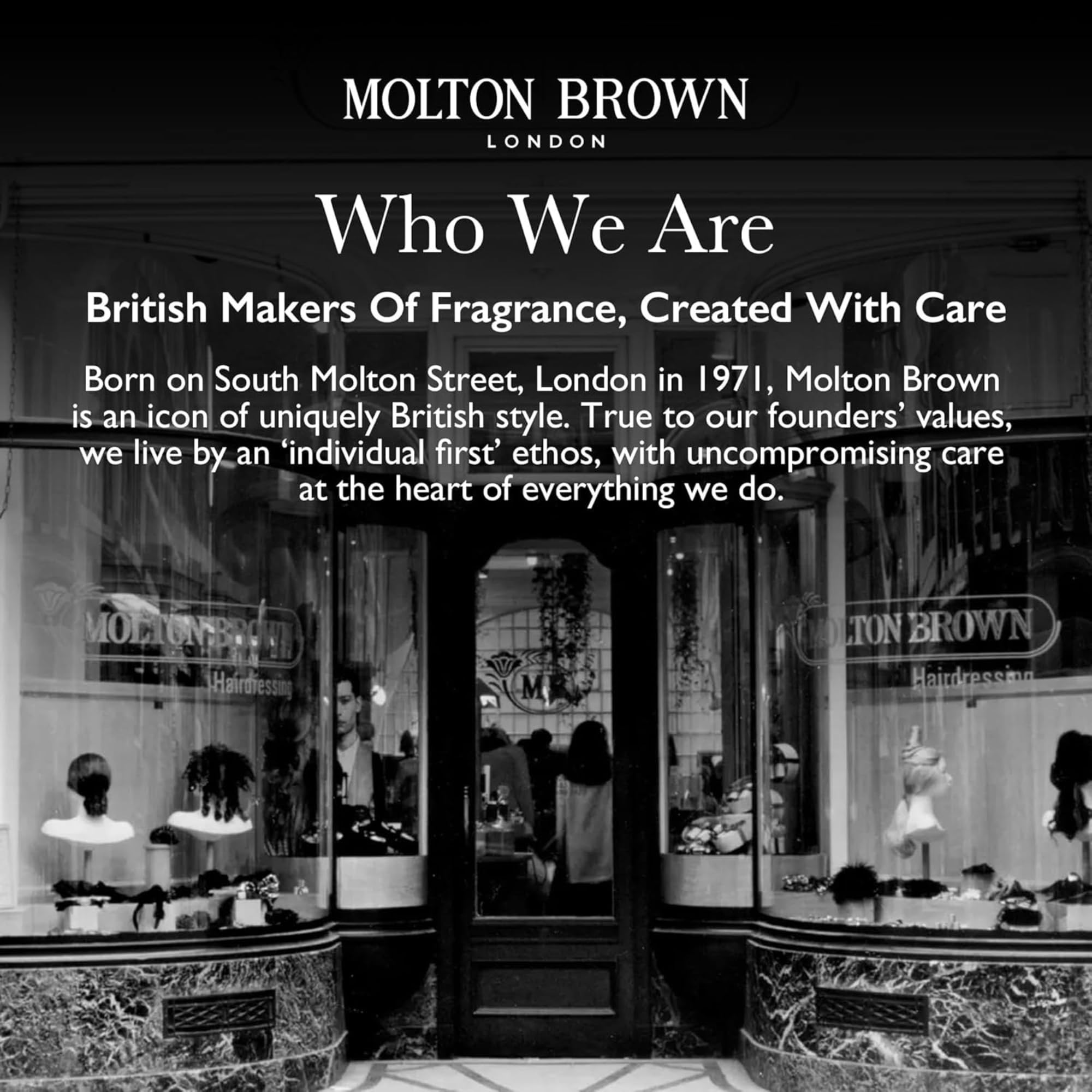 Close up of Molton Brown Discovery collection plastic free packaging
