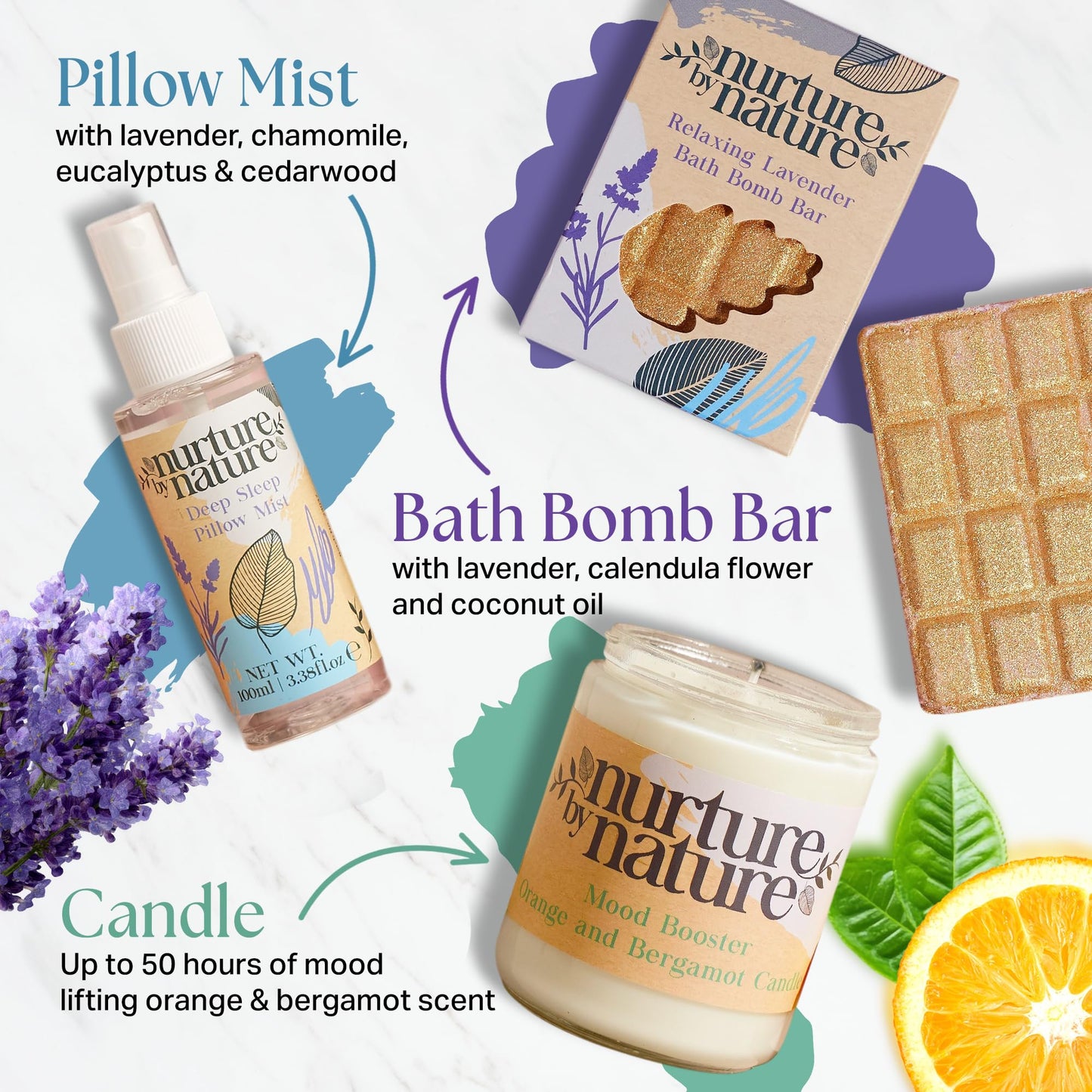 Unboxing the Nurture by Nature Botanicals self care kit revealing premium packaging for new moms