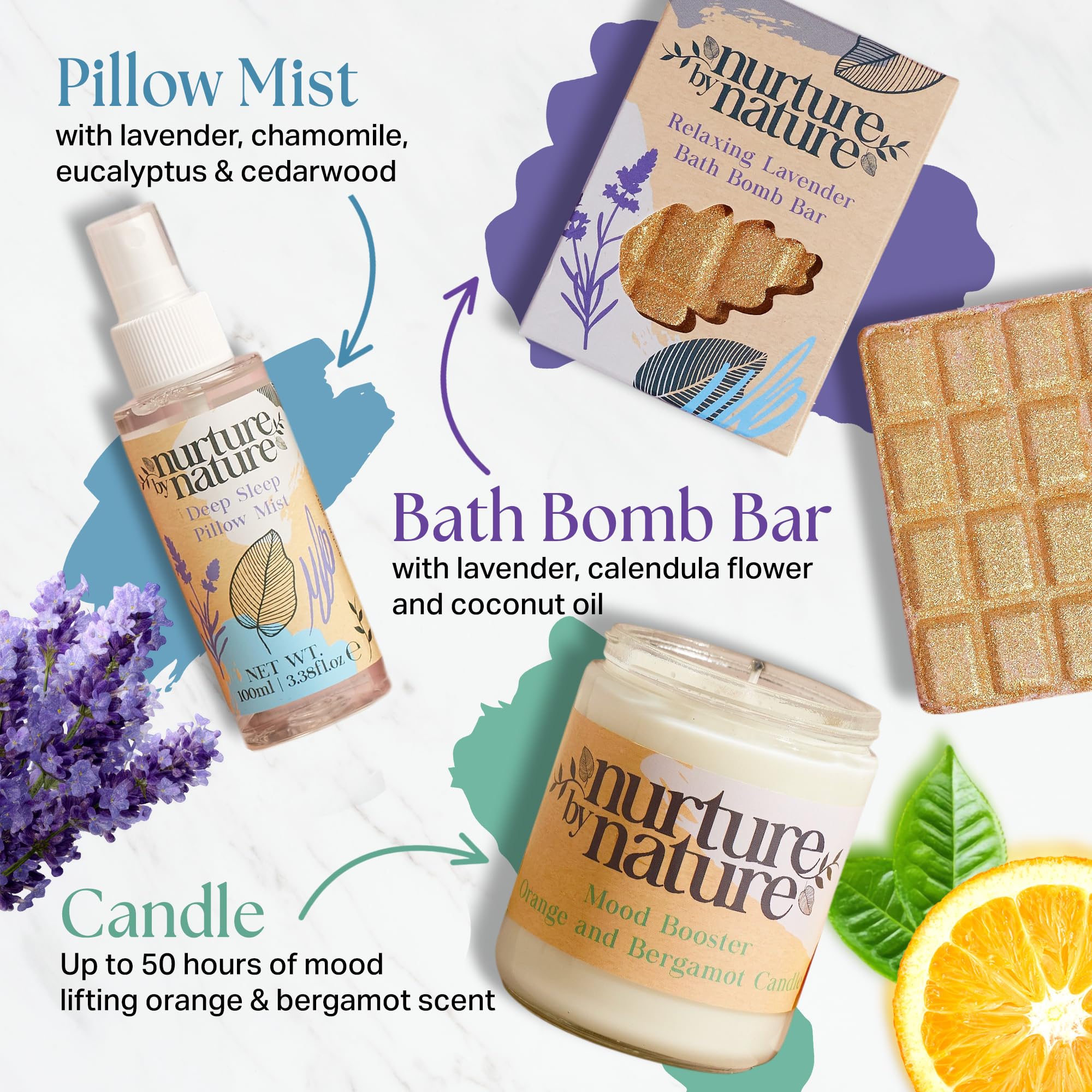 Unboxing the Nurture by Nature Botanicals self care kit revealing premium packaging for new moms