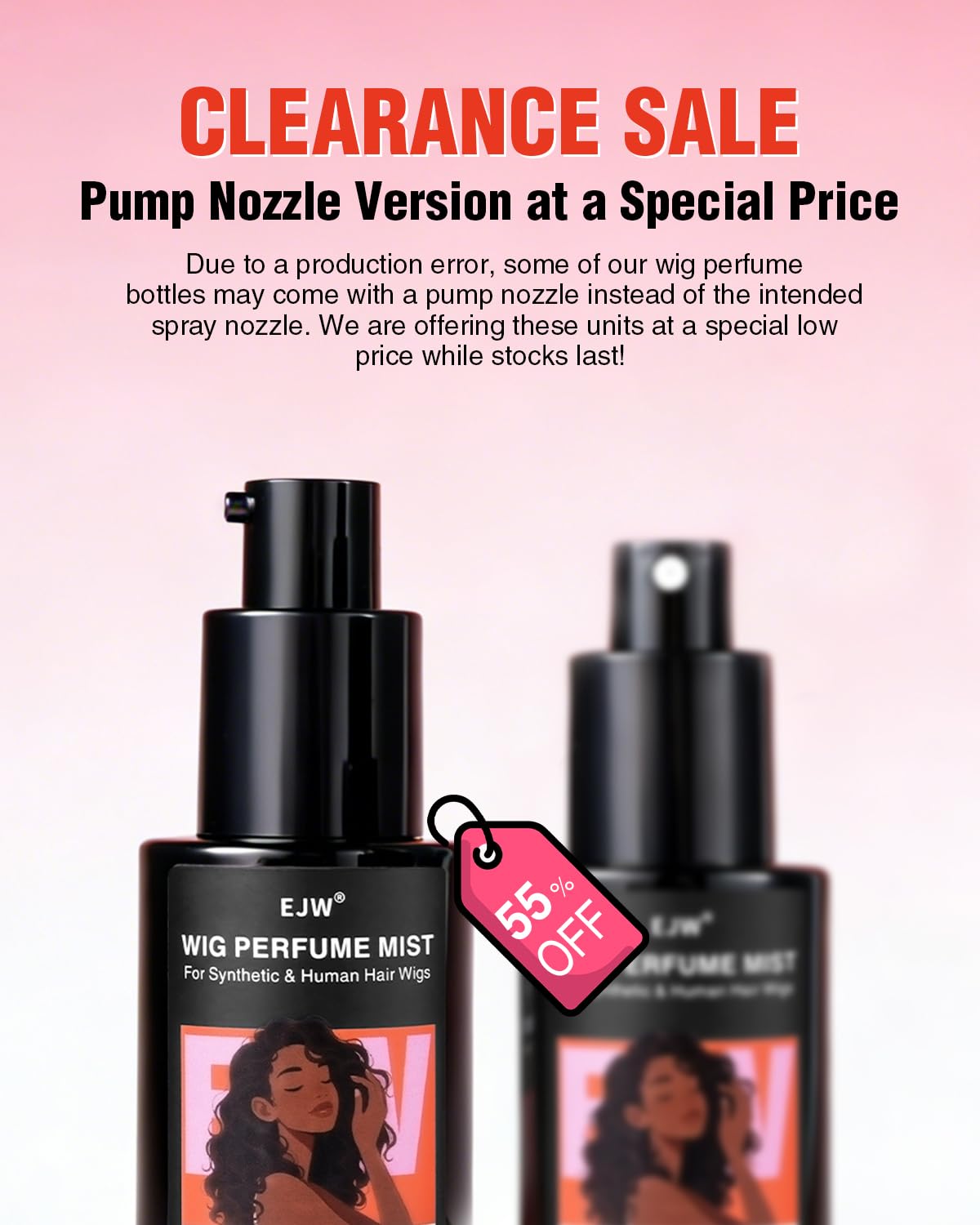 EJW deodorizing floral scent mist for hair