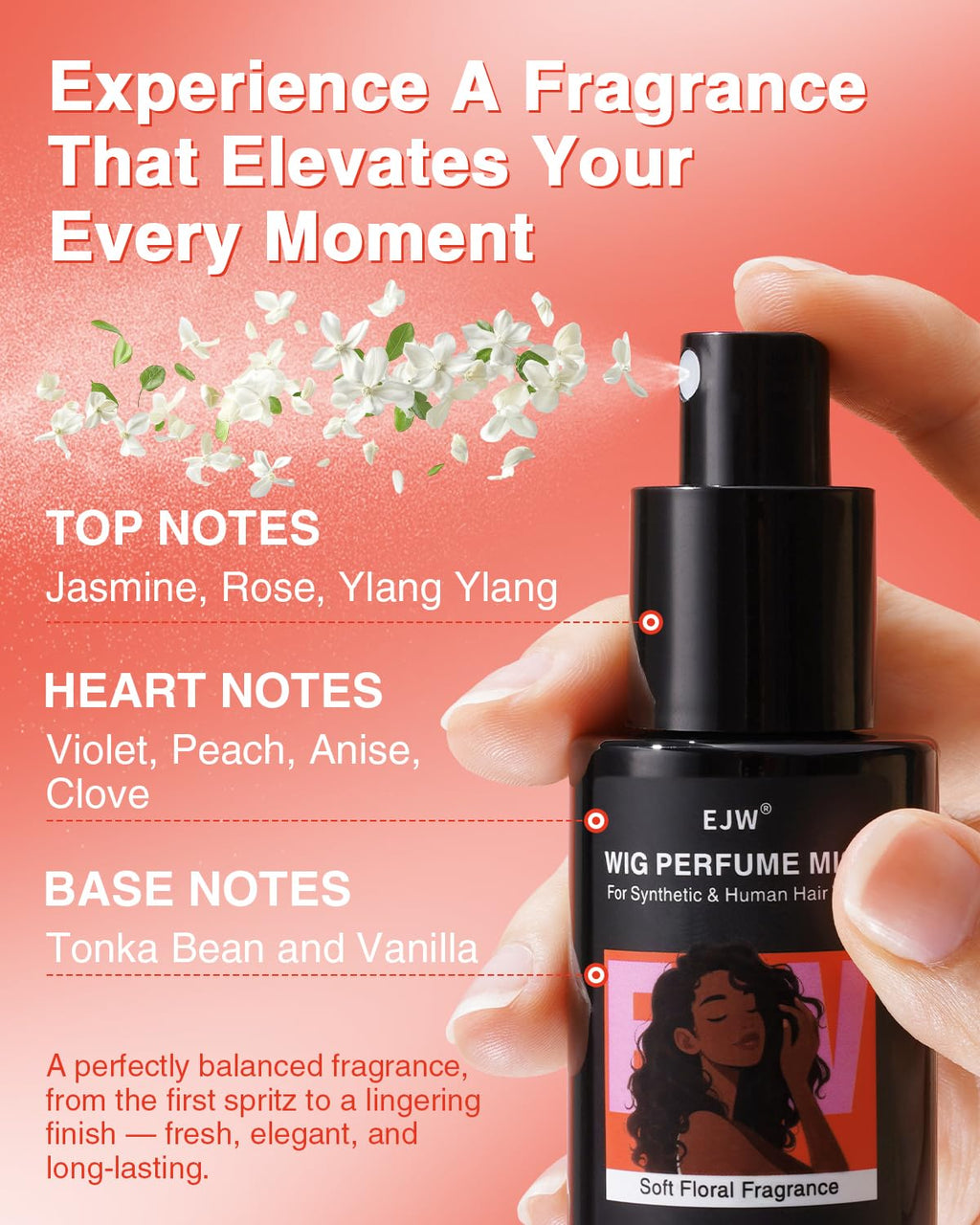 Ejw hair fragrance spray nozzle detail