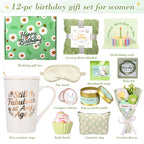Fesveoke green blanket and spa items