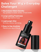 Ejw synthetic hair deodorant spray in hand