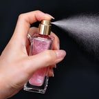 Travel-size 1.7 Fluid Ounce bottle in a handbag