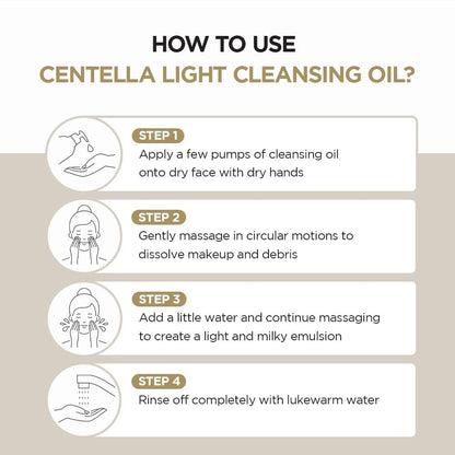 Top view of SKIN1004 Centella Ampoule and Cleansing Oil bottles