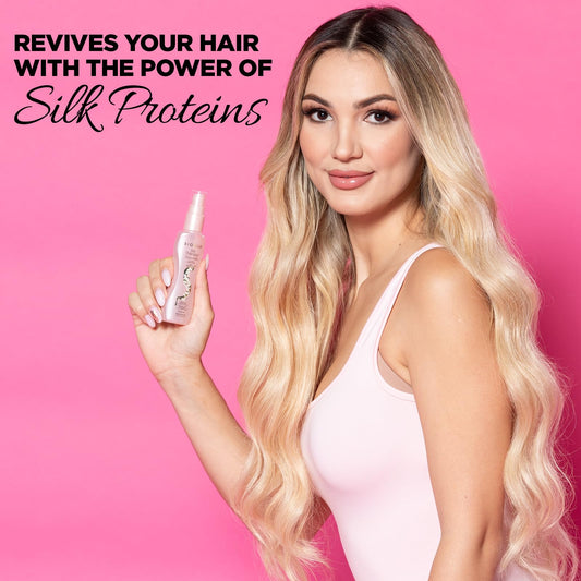 BioSilk jasmine and honey hair mist bottle design