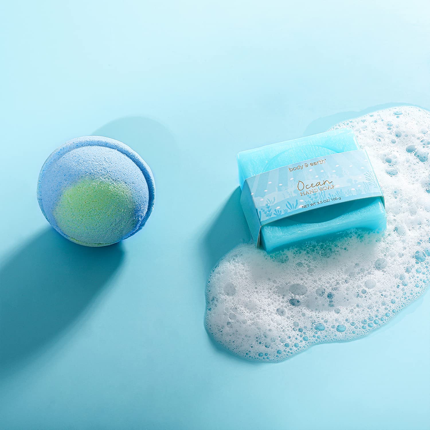 Body and Earth ocean scented hand cream tube