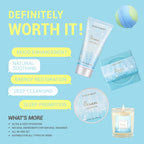 Body And Earth spa gift set arranged inside its decorative storage box.