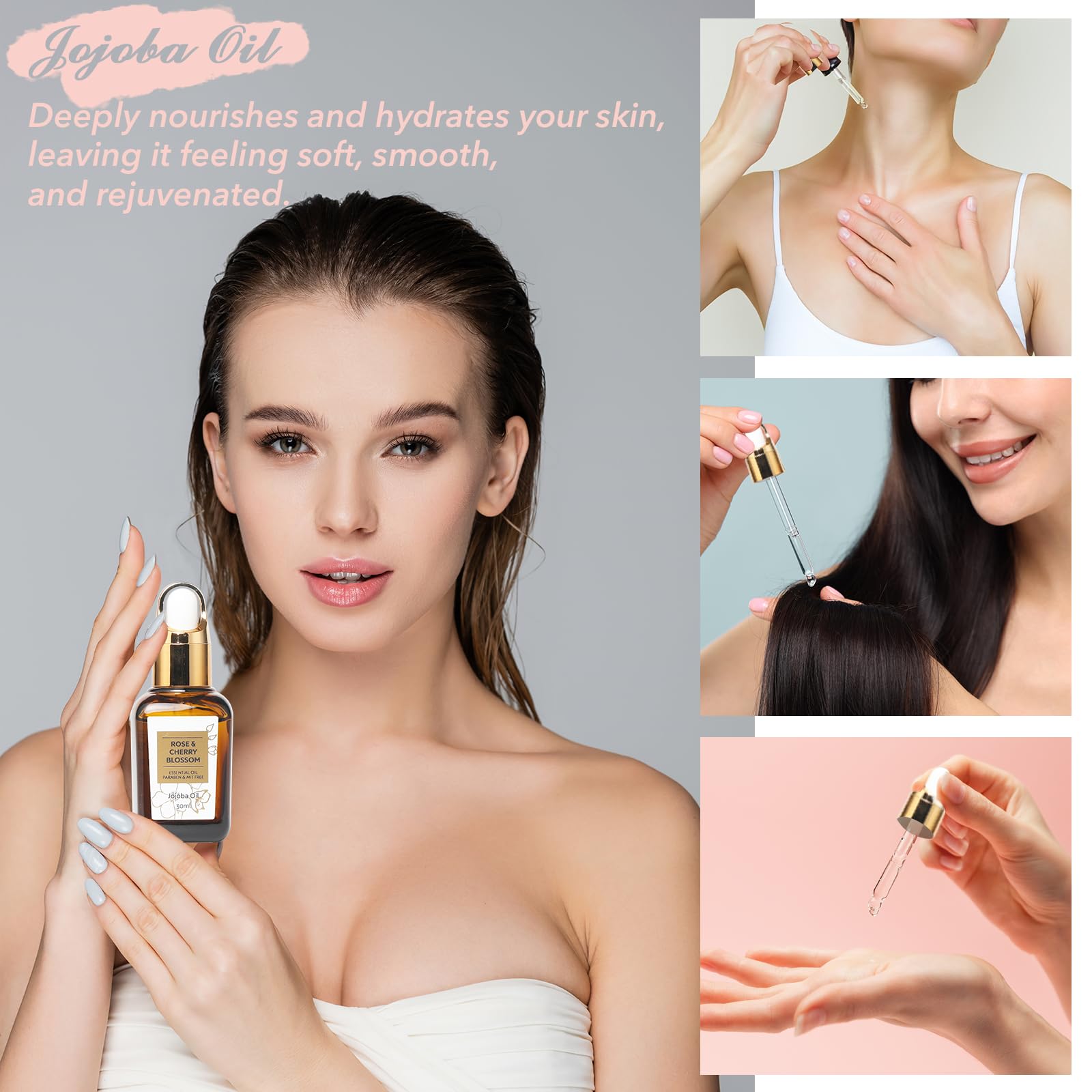 Premium under eye patches and gel lip mask included in the RA ROSA ACCA beauty care kit