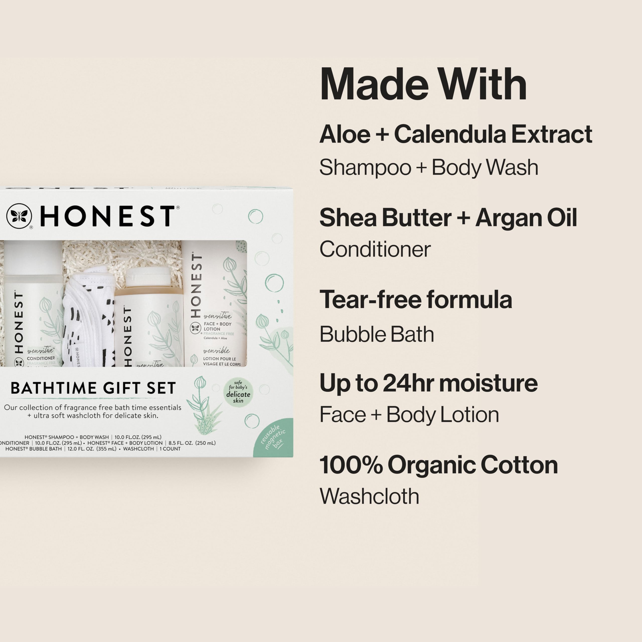 The Honest Company nourishing face and body lotion