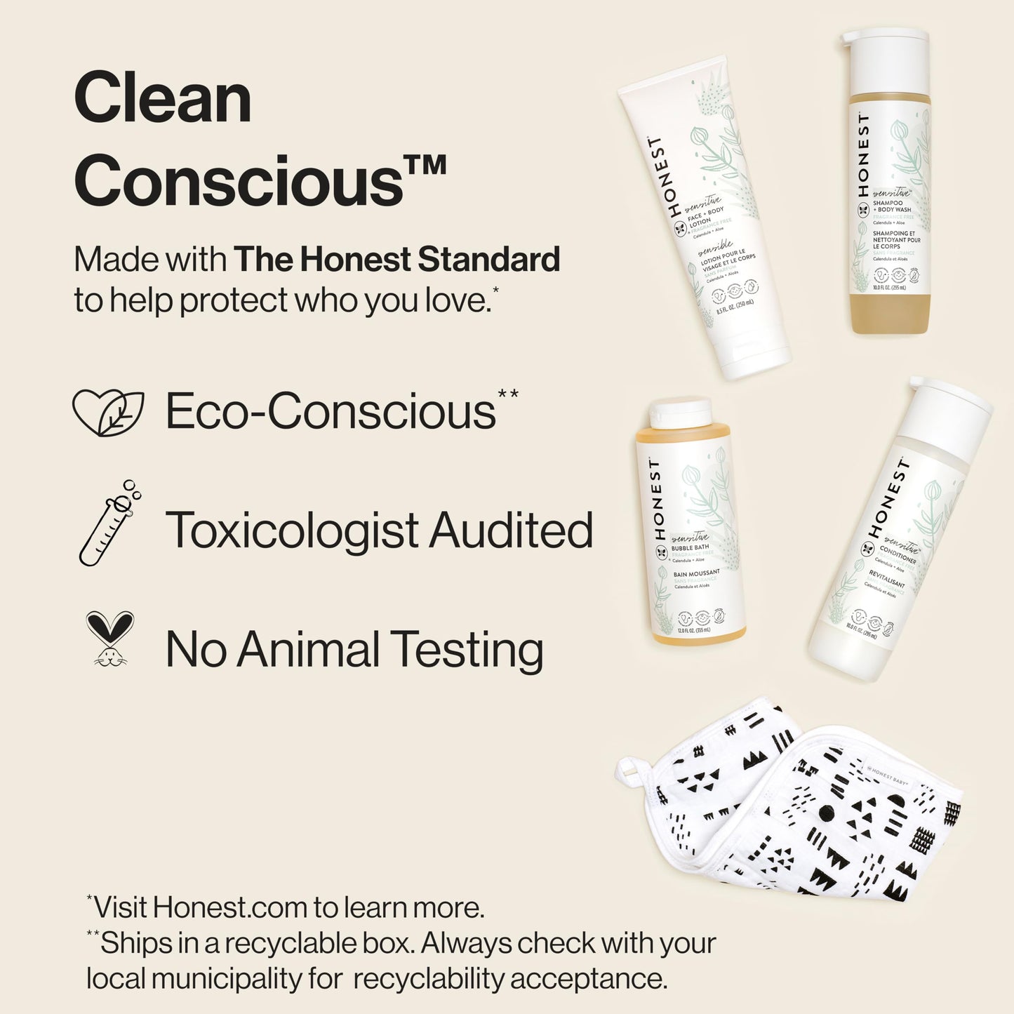 Honest Company bubble bath for sensitive skin