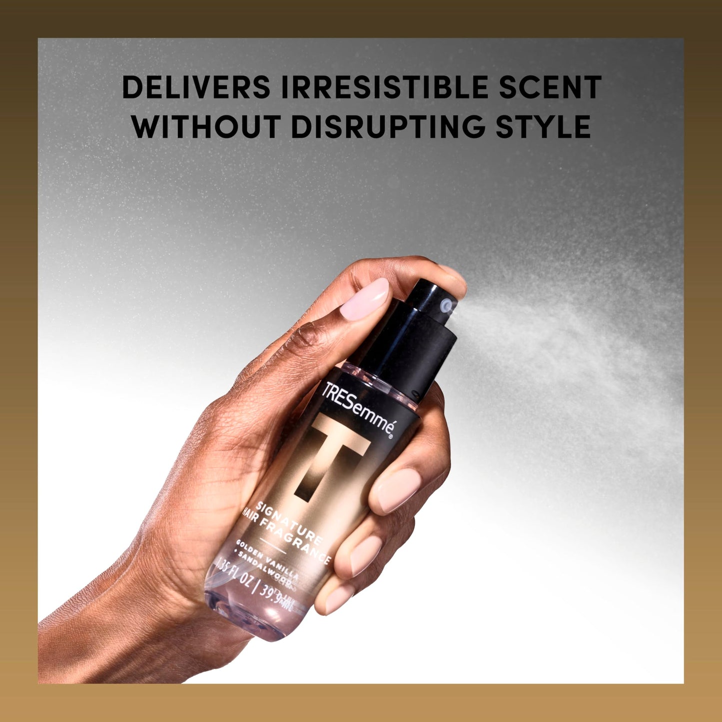 TresemmÃ© A-List Collection hair mist product packaging