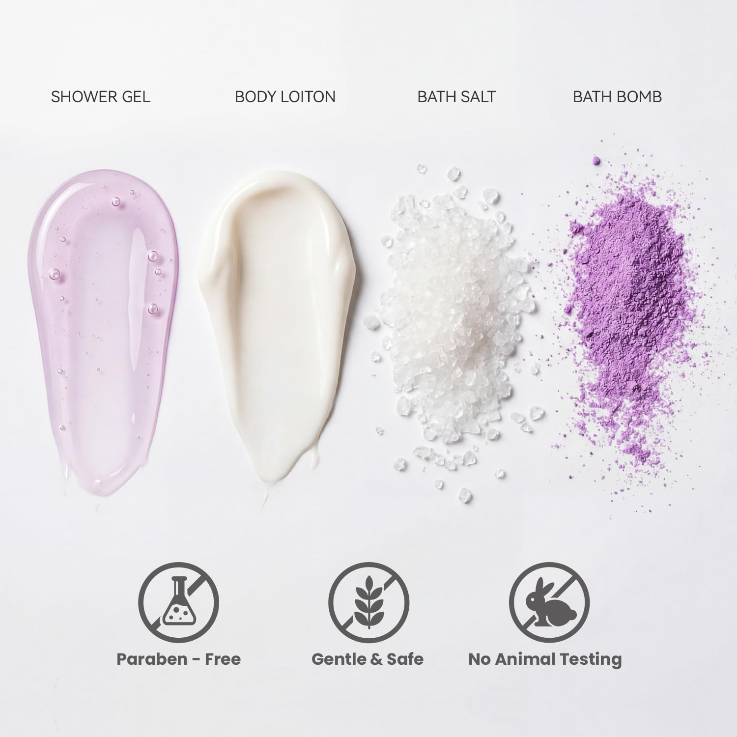 Spa Luxetique bath bombs and hand cream set for women