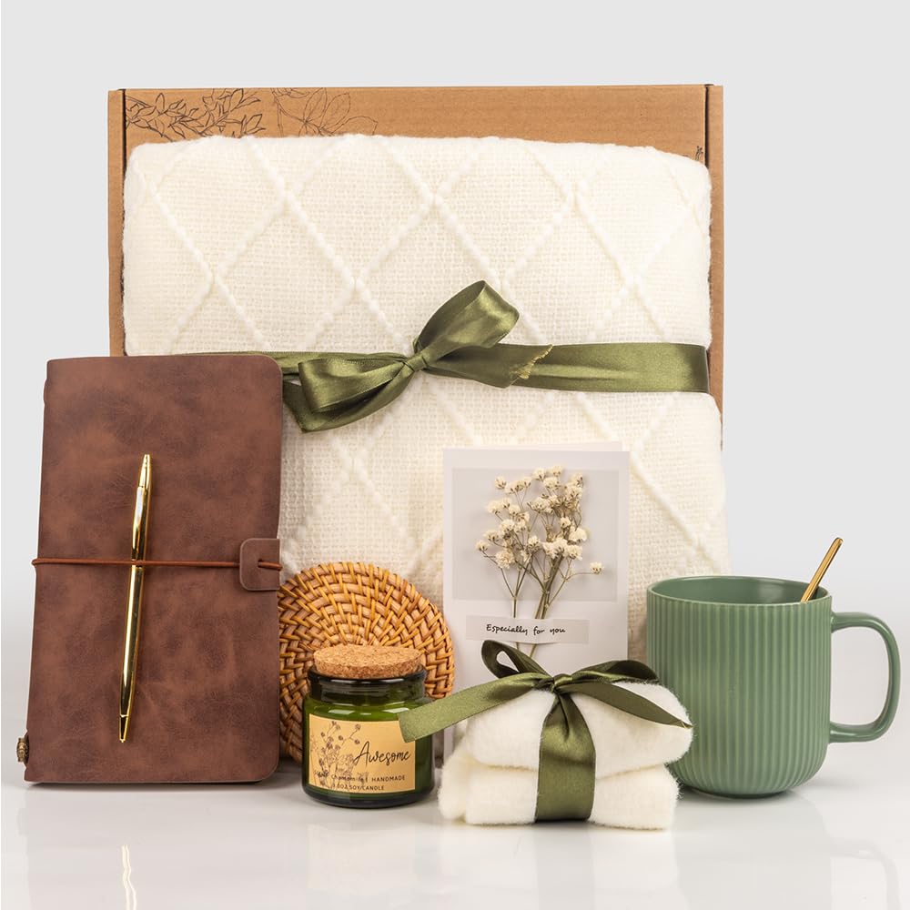 Anforsun care package gift box with greeting card and accessories