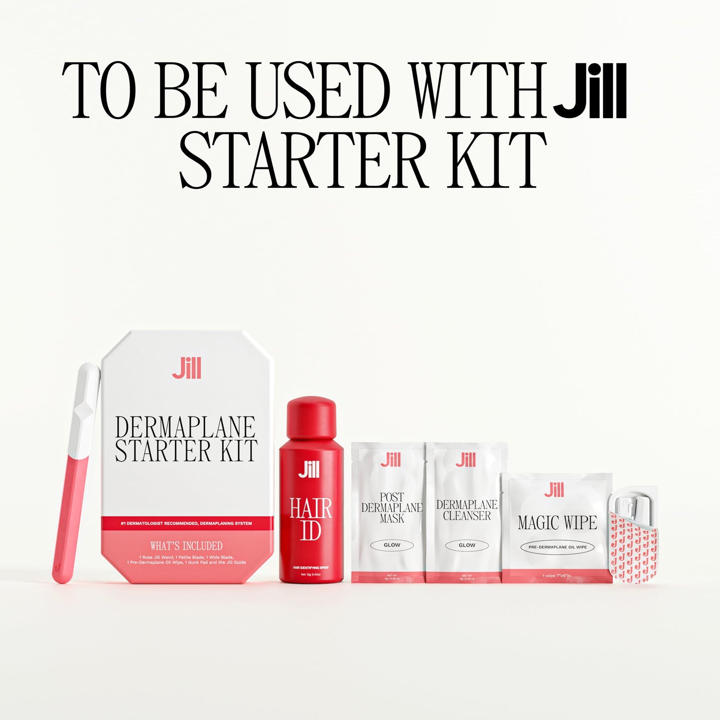 Jill hair identifier spray set for smooth facial grooming