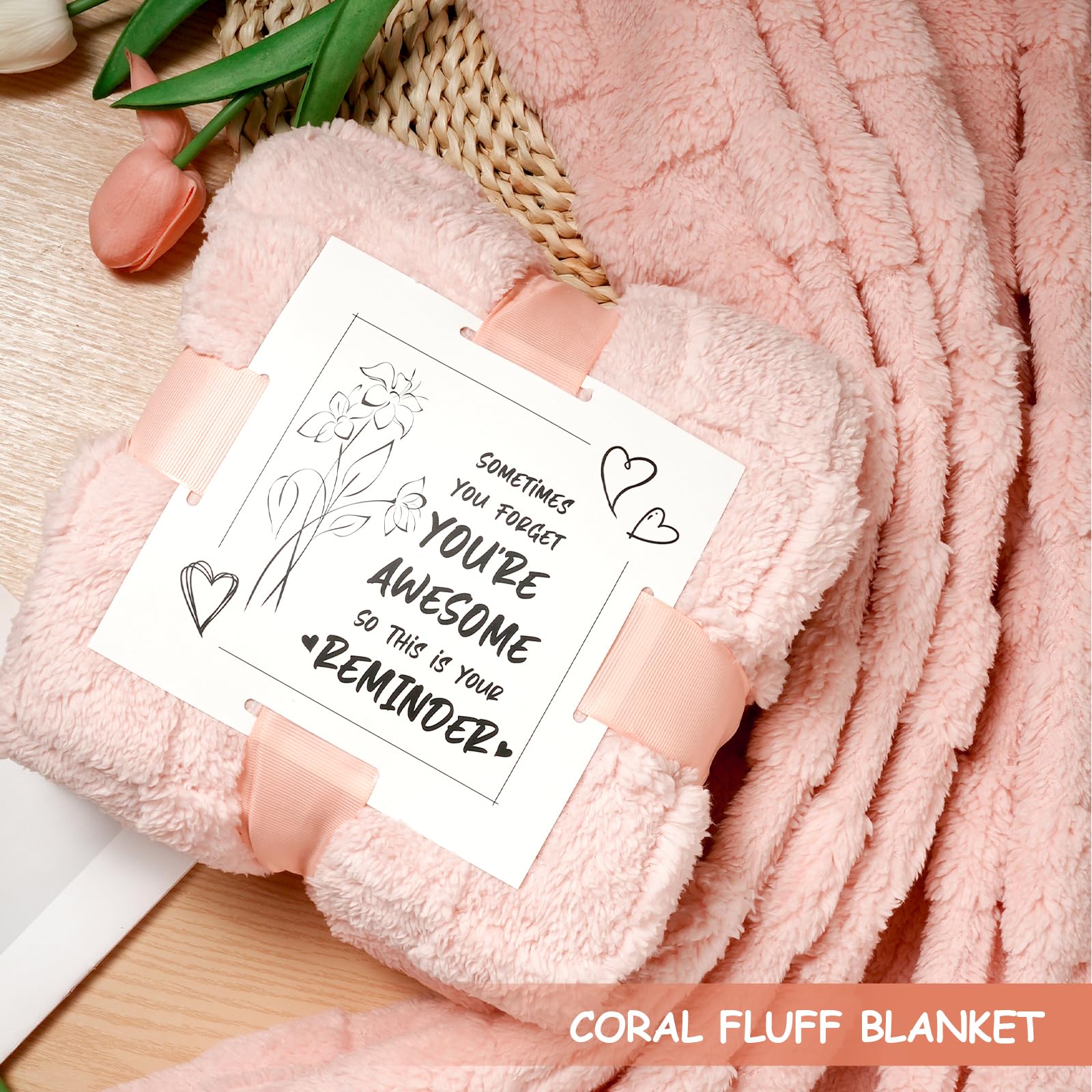 Lavender themed self care hamper with positive penguin plush