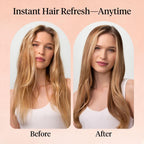 Kitsch odor eliminating hair mist being sprayed on hair