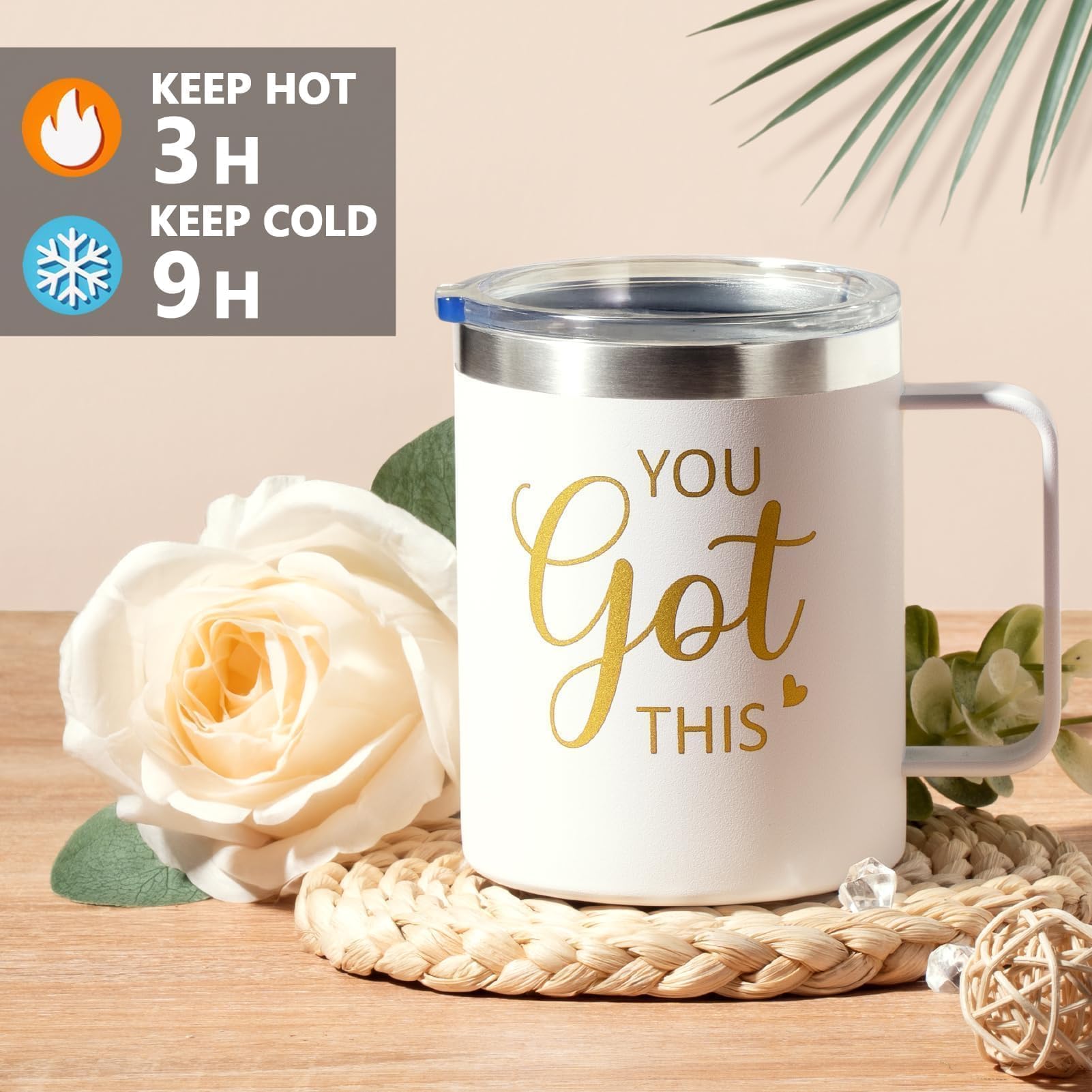 Mayicivo luxury blanket and insulated tumbler for surgery recovery