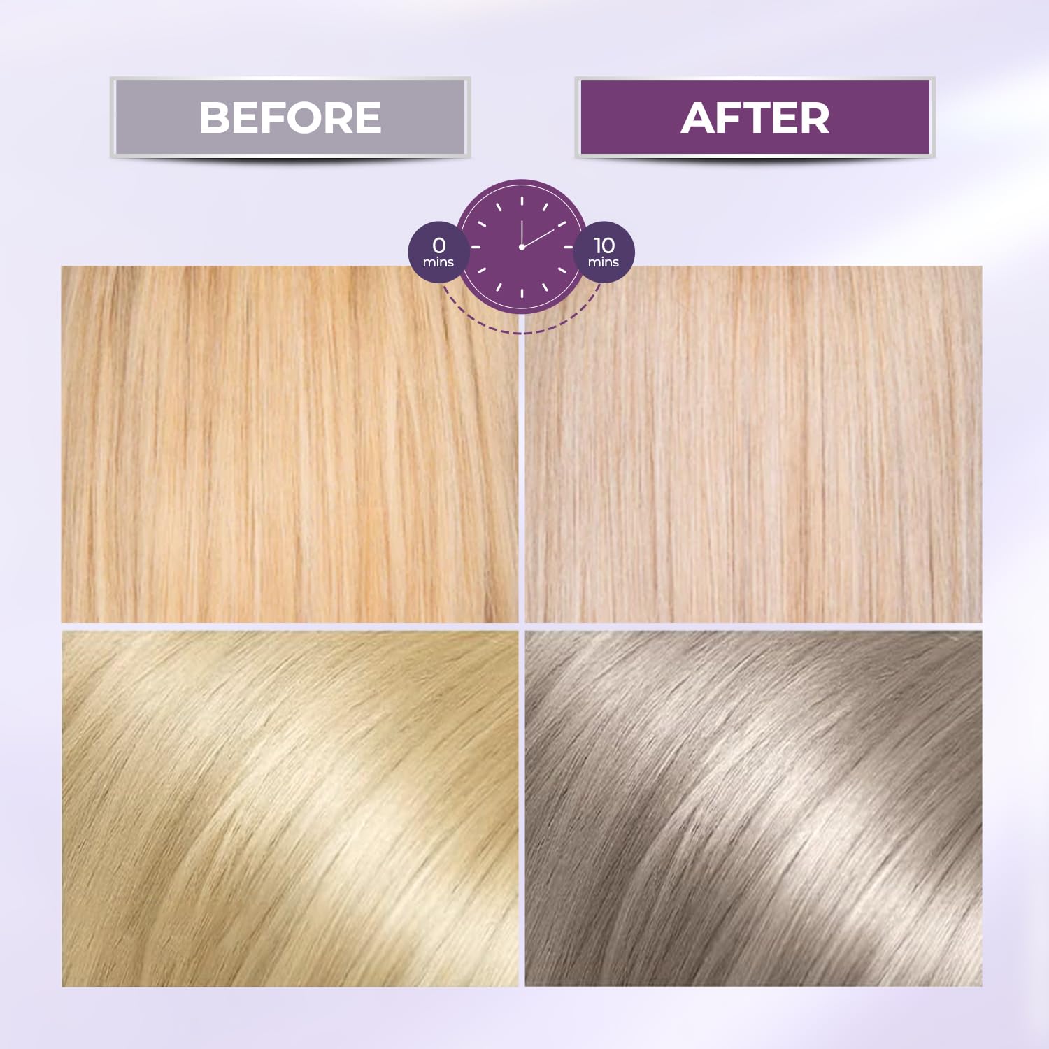 Karseell purple conditioning mask layout showing full fluid ounce volume