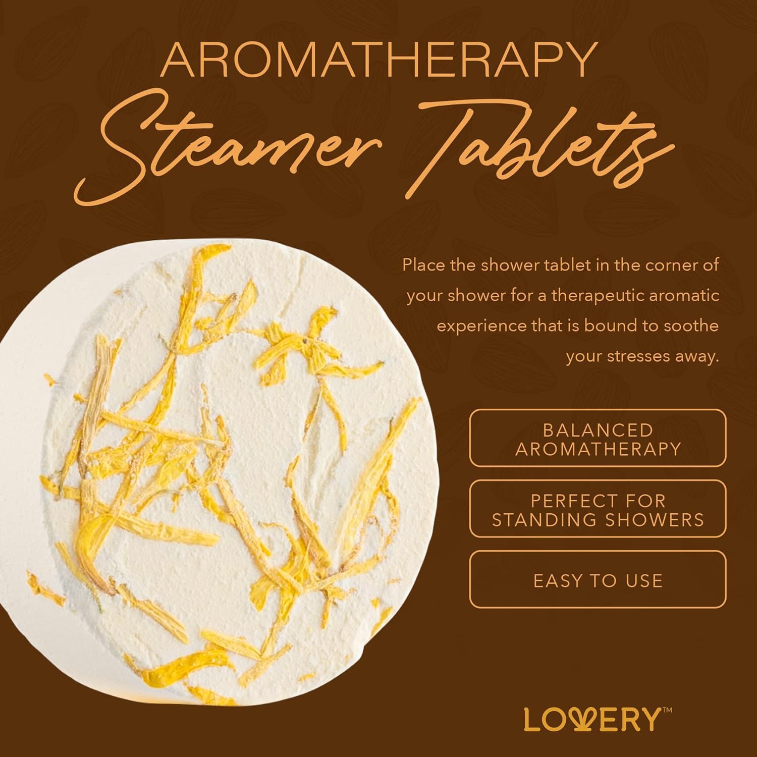 Lovery luxury spa kit with bath bombs and shower steamer