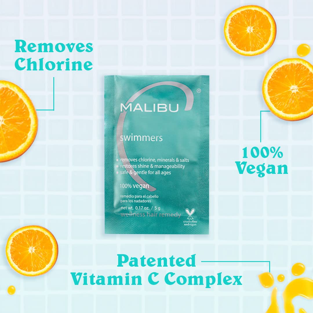 Close up of Malibu C vegan hair wellness treatment