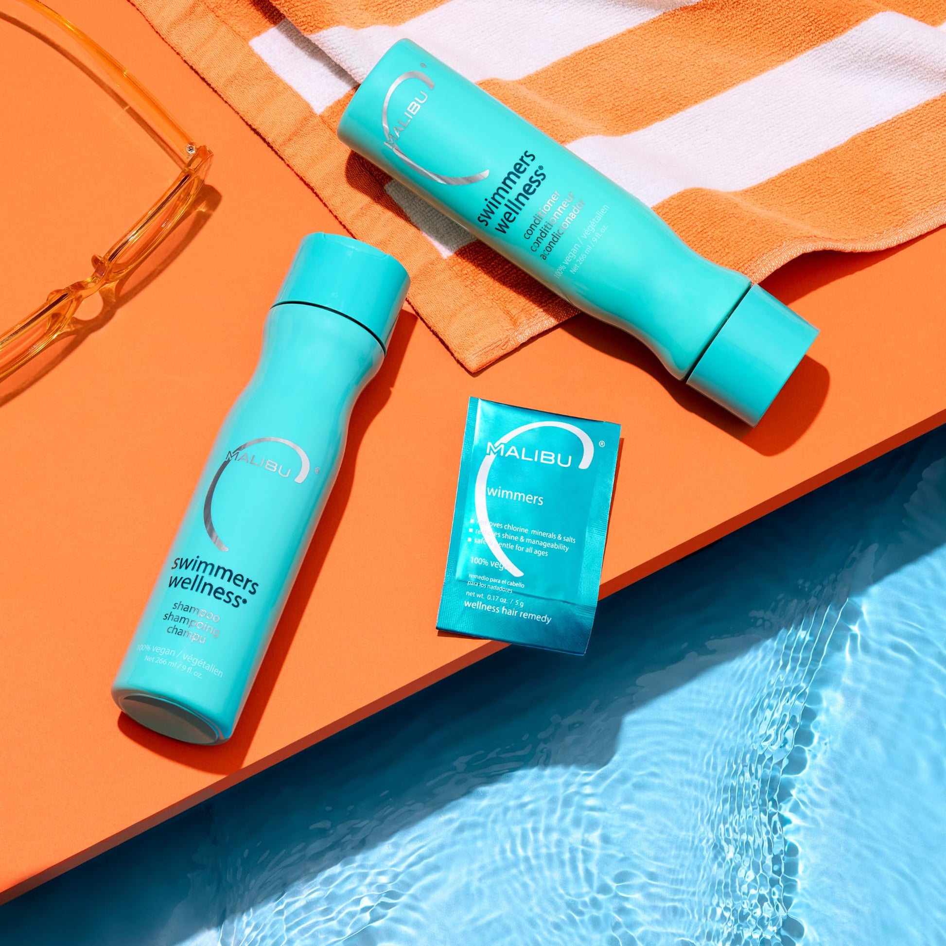 Malibu C Swimmers Wellness packet for dry and brittle hair
