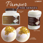 Lovery extra large bath bombs for home spa