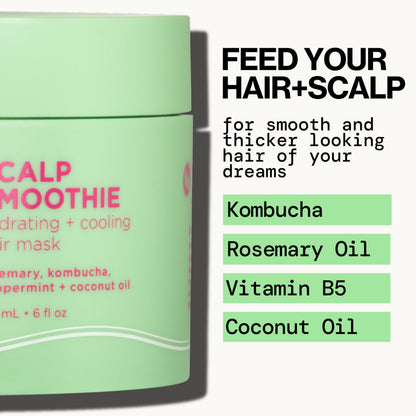 Back view of Pacifica Hydrating Scalp Smoothie showing ingredients