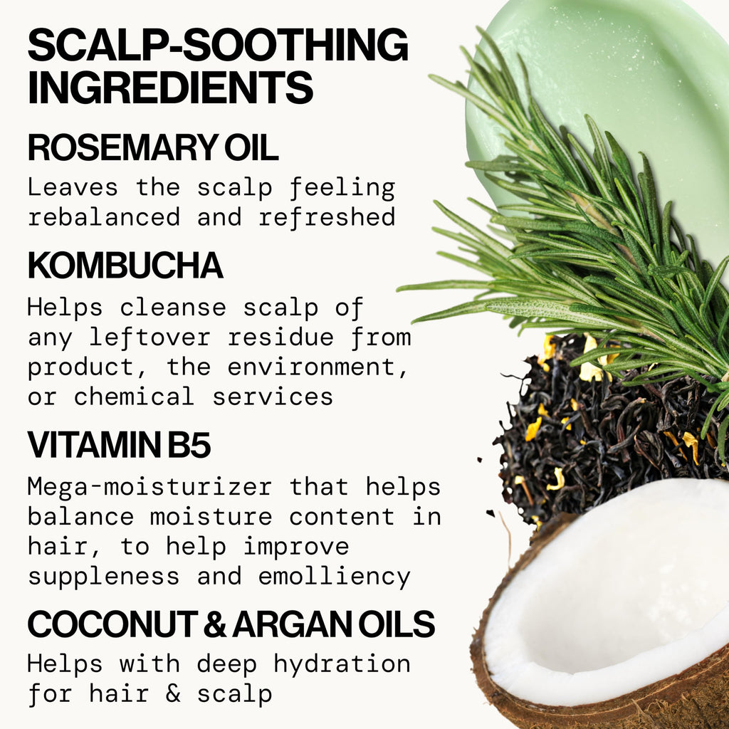 Pacifica Scalp Smoothie lifestyle shot with hair care items
