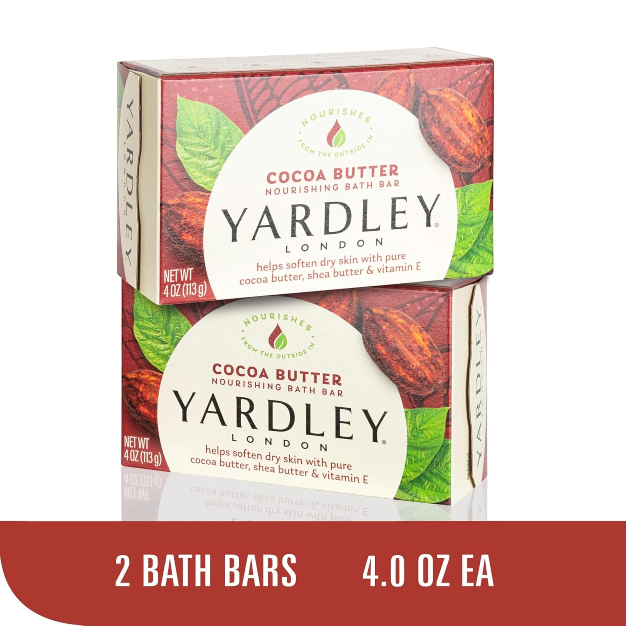 Yardley Oatmeal and Almond exfoliating body soap bar showing natural texture