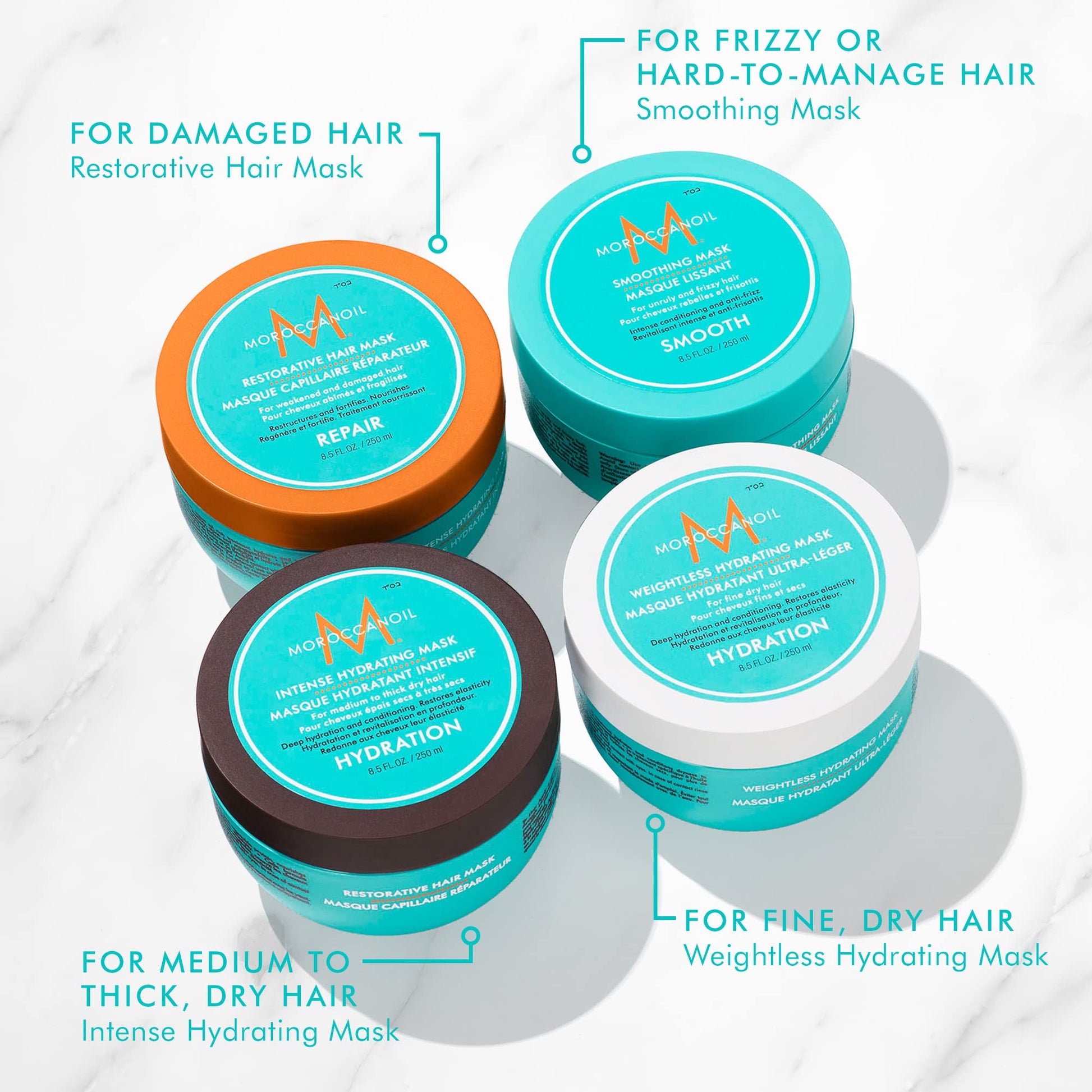 Texture of Moroccanoil Weightless Hydrating Hair Mask in jar