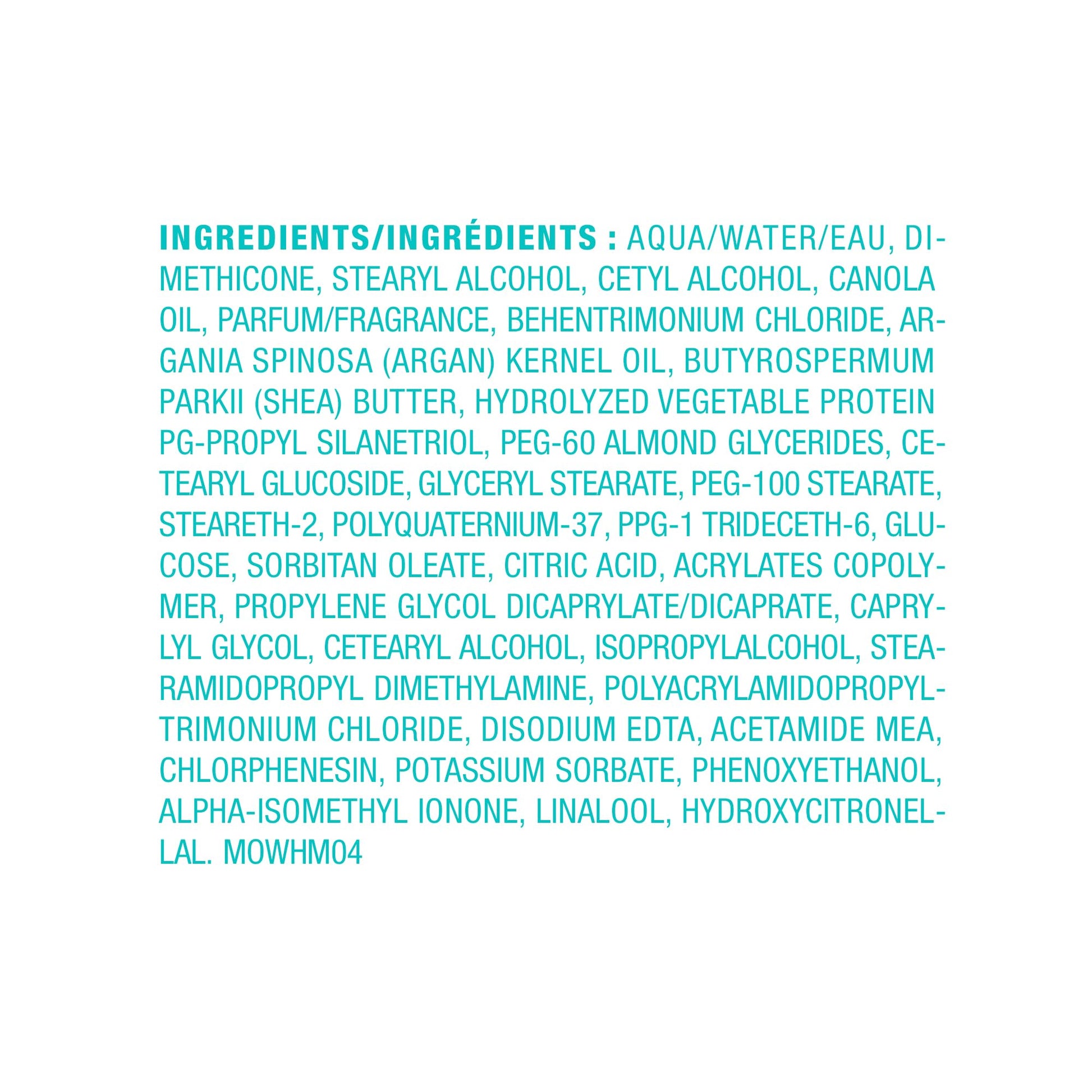 Moroccanoil hair mask jar with product details