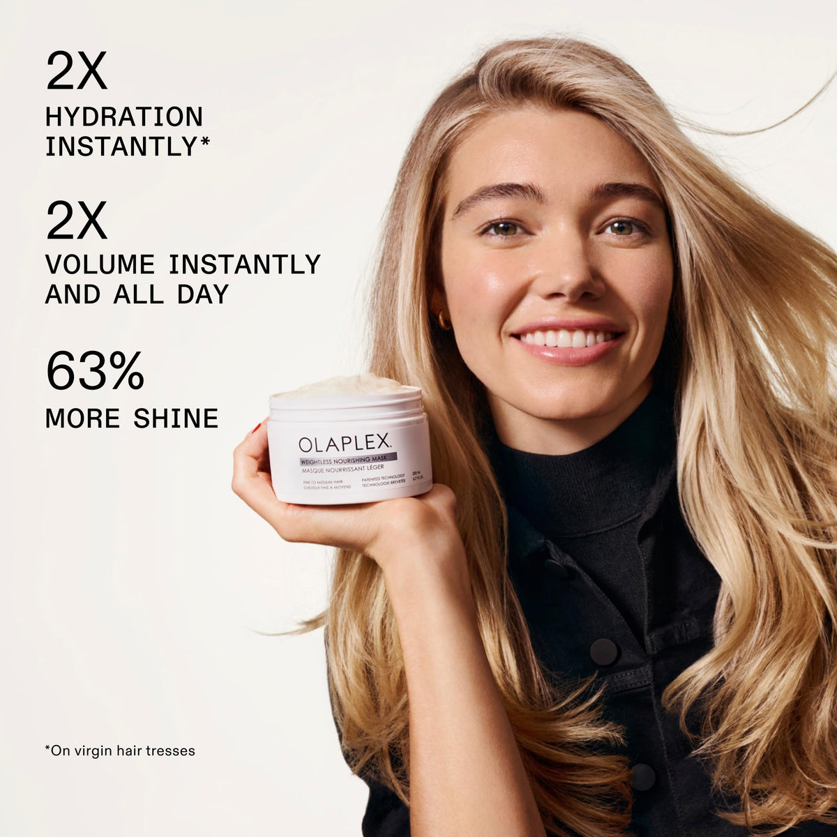 Olaplex Weightless Nourishing Mask 200 Milliliter jar packaging