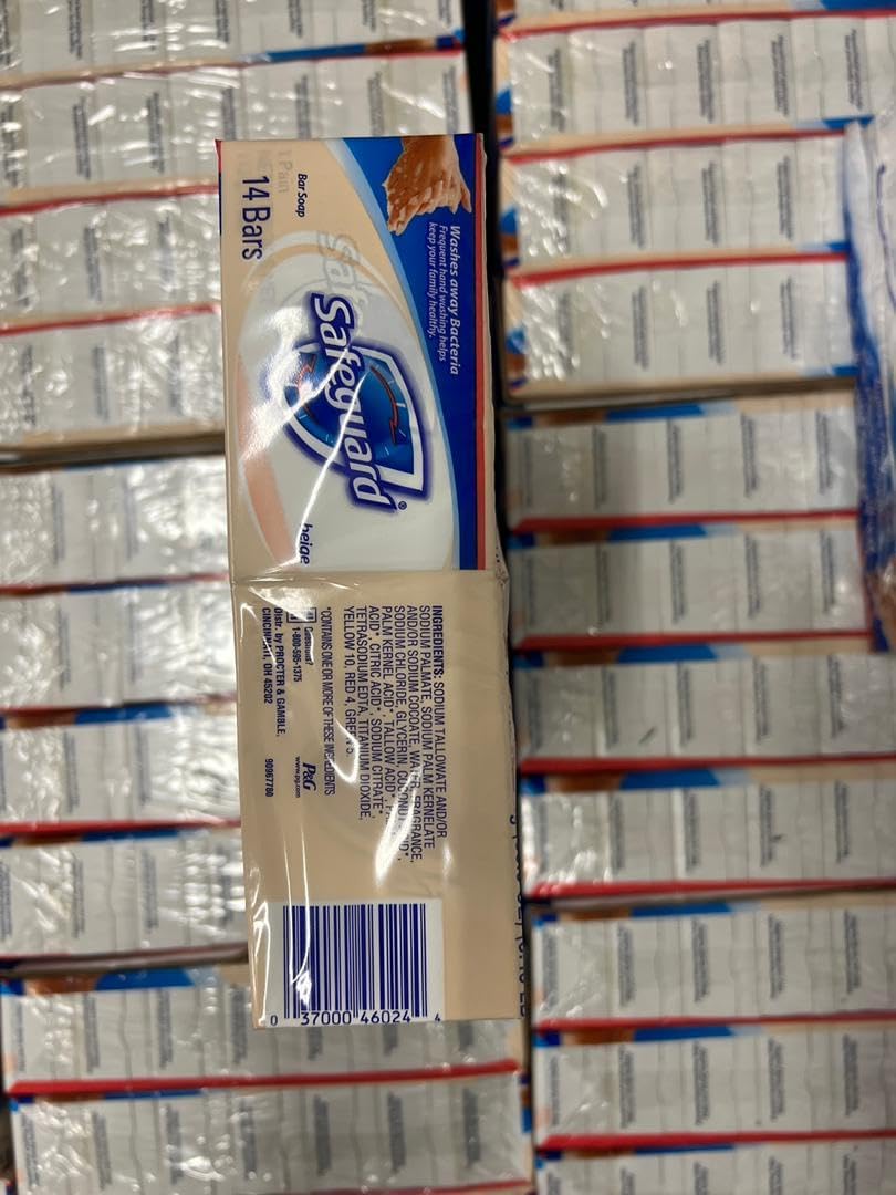 Authentic USA imported Safeguard soap pack close up