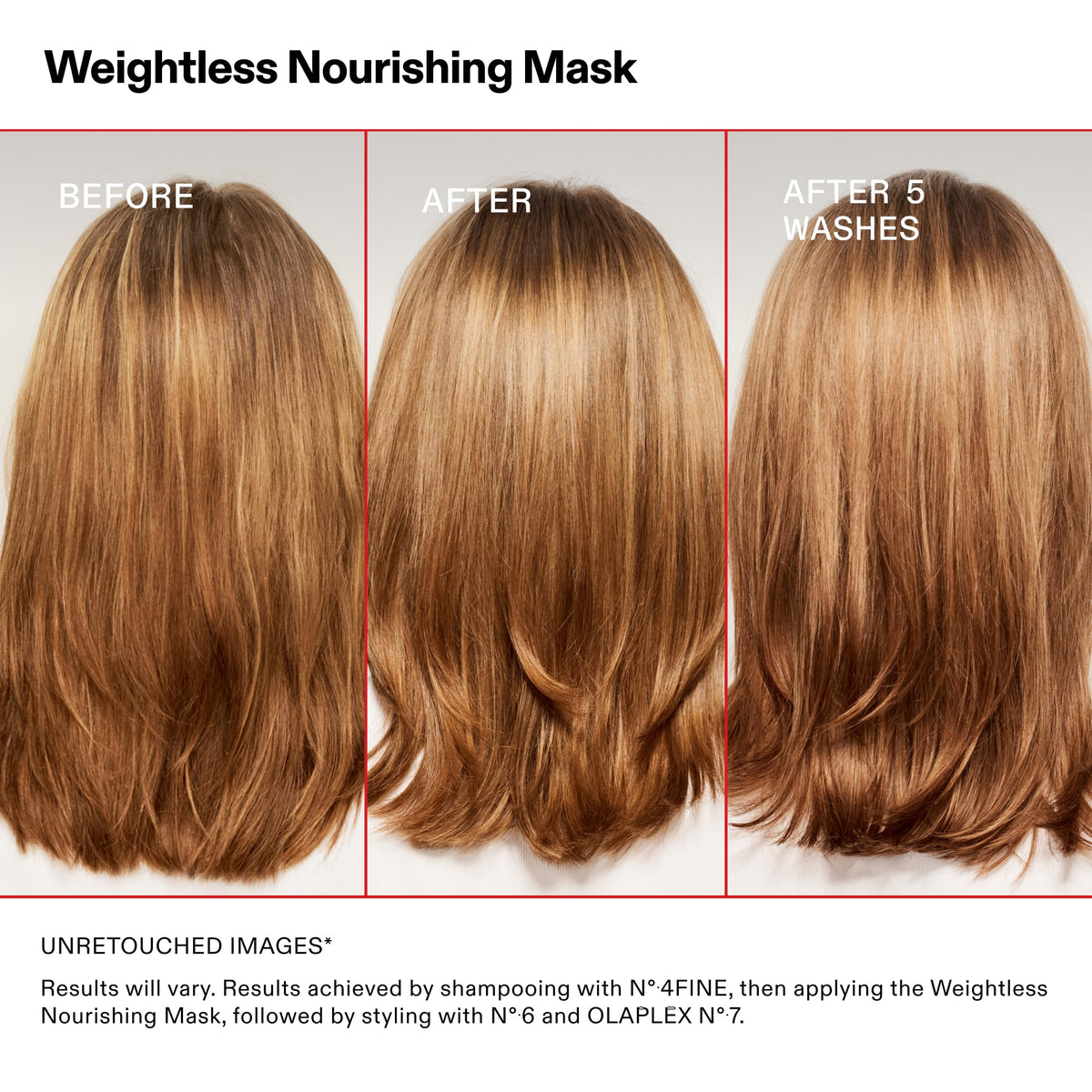 Olaplex Weightless Nourishing Mask texture and formula close up