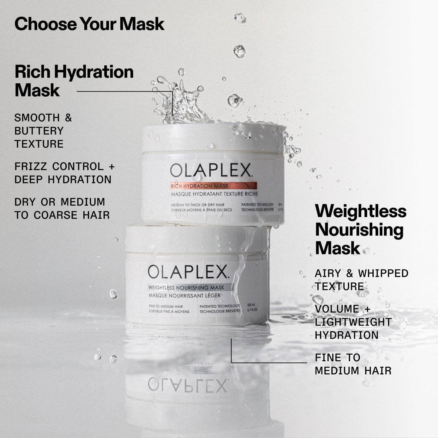 Authentic USA imported Olaplex hair mask displayed with premium beauty products.