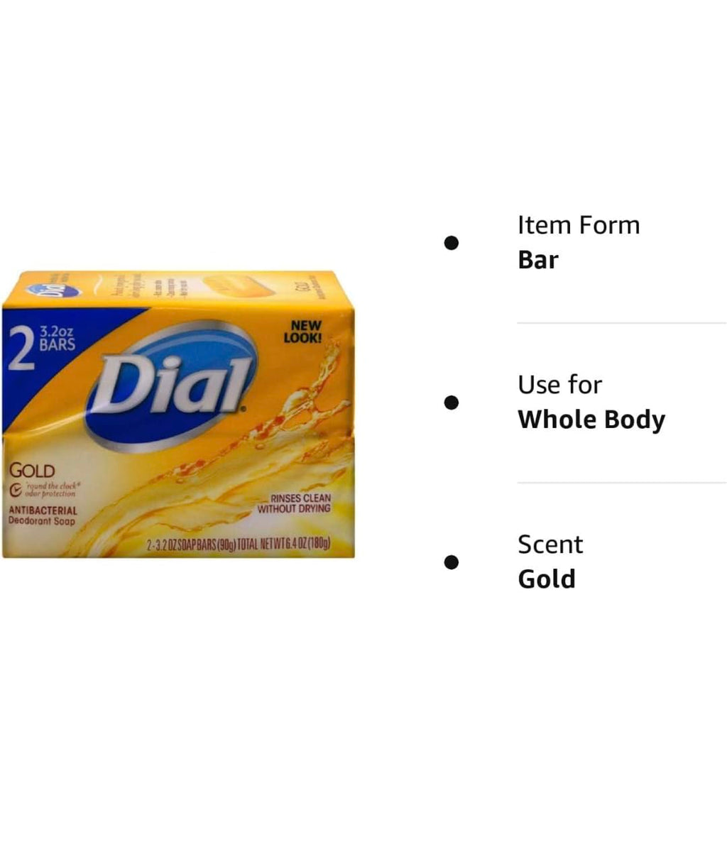 Dial Gold Antibacterial Deodorant Soap close up view
