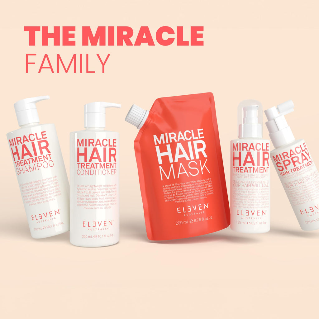 Eleven Australia Miracle Hair Treatment packaging and bottle size